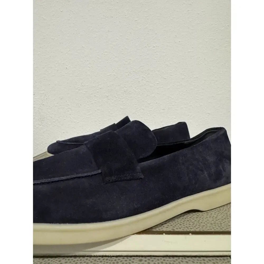 Vince Big Sur Blue Suede Loafer Men's Sz 10.5 / 44.5